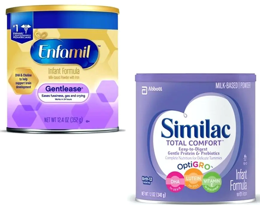 Similac frente a Enfamil