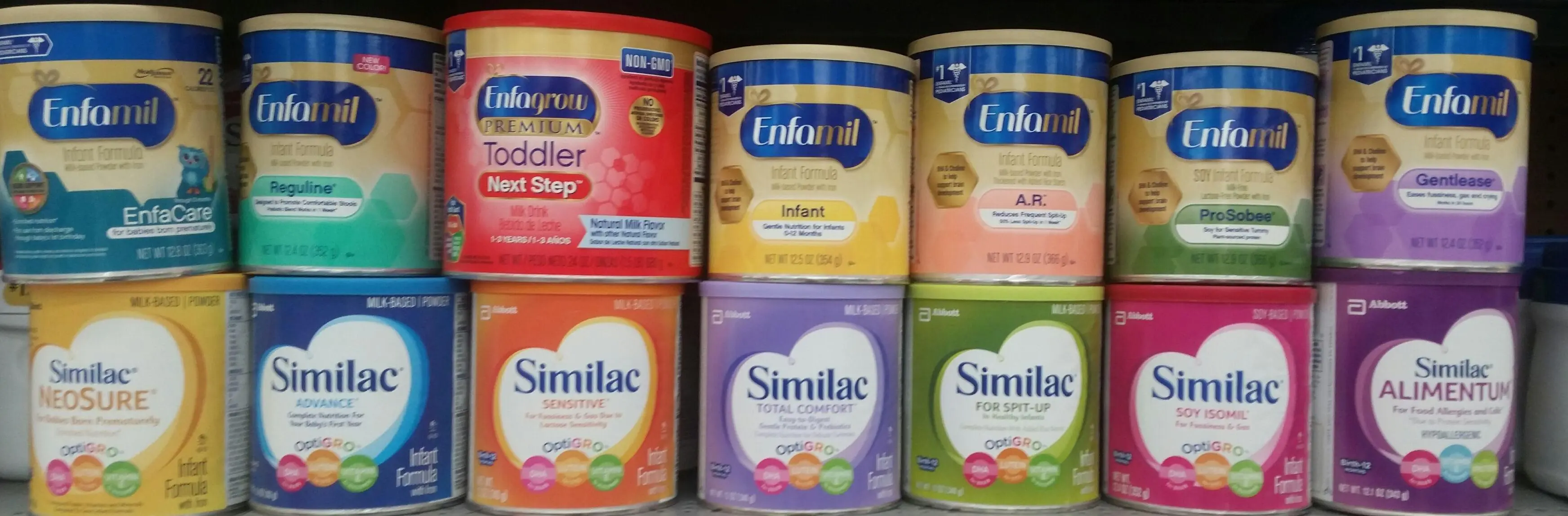 Similac vs. Enfamil. Enfamil