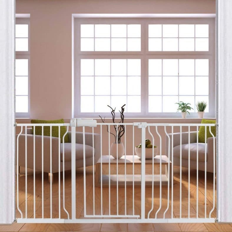 10 Best Long Baby Gates Mother S Choice In 2024 Baby Advisor   Fairy Baby Extra Wide Baby Gate 788x788 